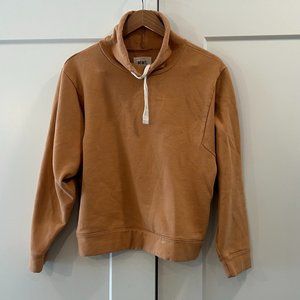 Tan Madewell Hoodie Sweatshirt Medium